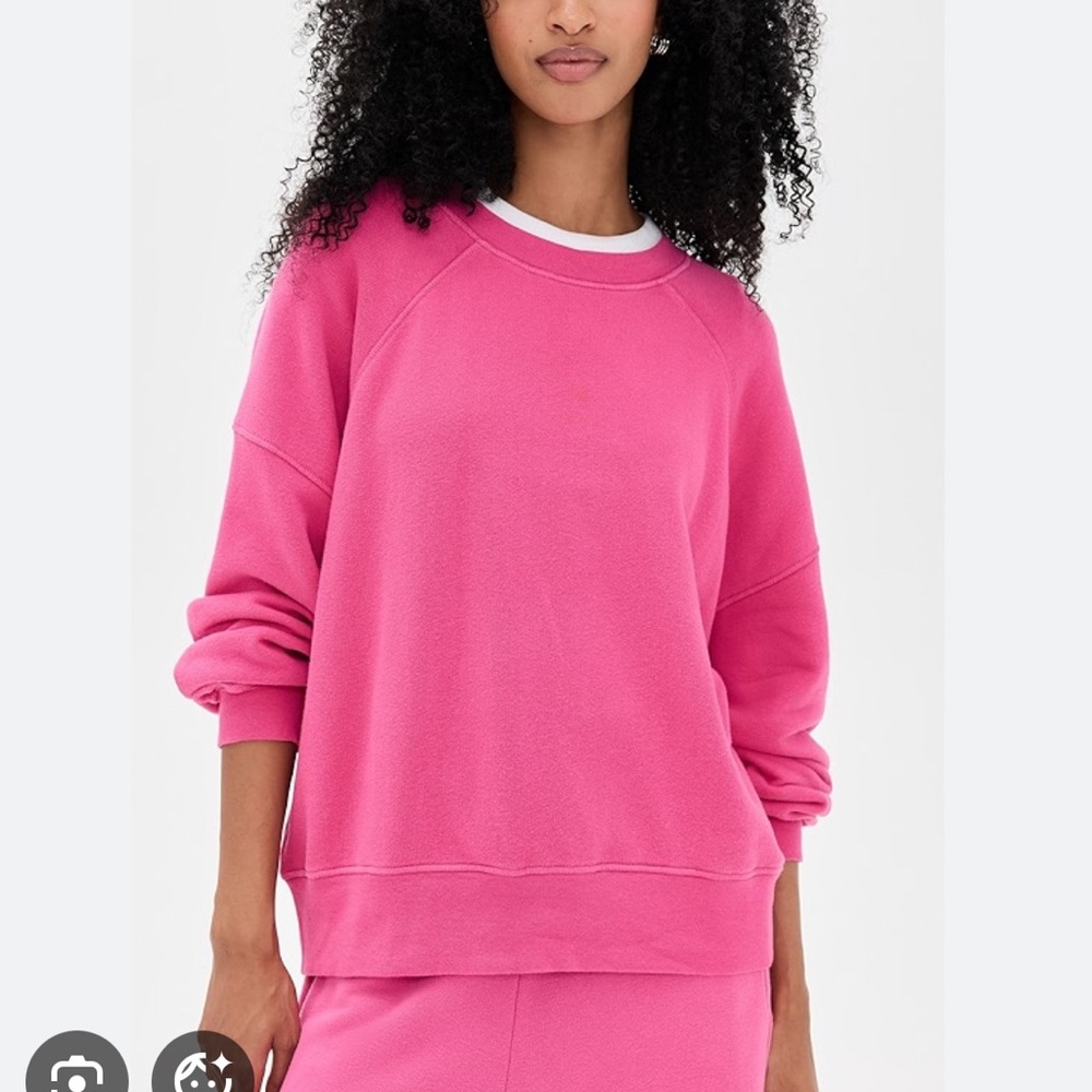 The Great College Sweatshirt Pink size 0